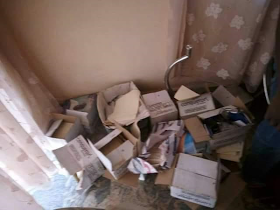 TFB. Photos: Armed Policemen and DSS raids Senator Danjuma La'ah's residence in Kaduna, Destroys properties.