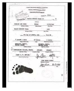 Tellforceblog: Obama's half brother posts forged birth certificate claiming the US ex-president was born in Kenya