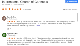 A church where Cannabis is used for Holy Communion.