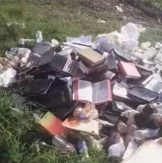 Thousands of Bibles set ablaze by Pastor, says they misleads his congregation