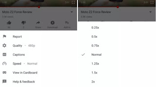 YouTube introduces speed controls for video playback on some Android devices