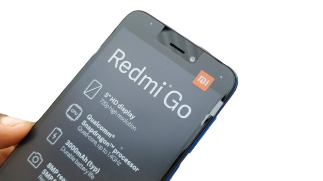 Redmi Go Review Front