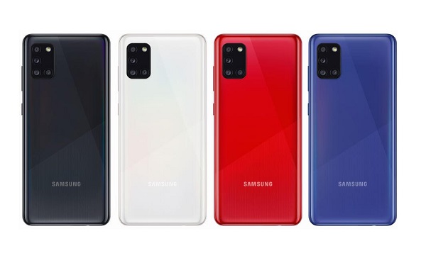 Samsung Galaxy A31 In Colours
