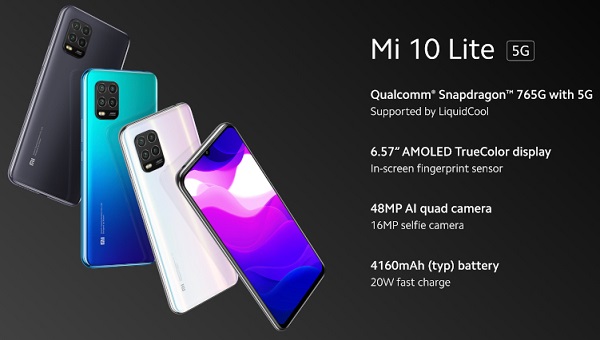 Xiaomi Mi 10 Lite Specs