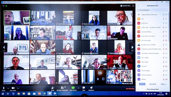 video conferencing on Zoom