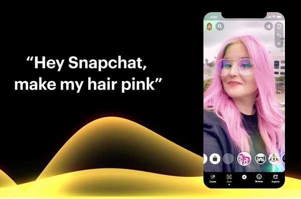 Snapchat new features - Voice Scan