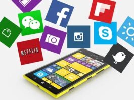 apps on a Windows phone