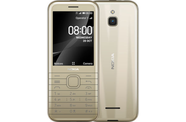 Nokia 8000 4G in Citrine Gold