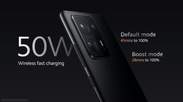 Xiaomi MIX 4 wireless fast charge