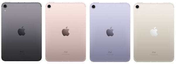 Apple iPad mini 2021 in colors