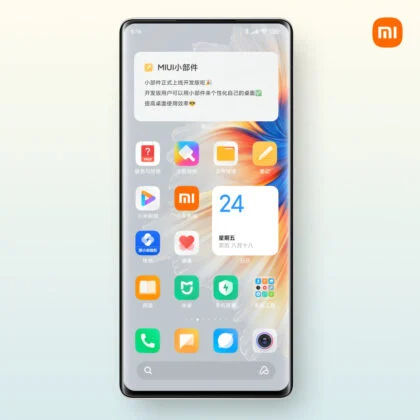 New iOS like MIUI widgets are now live in the beta channel 4