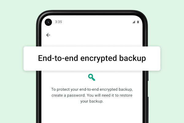 WhatsApp End to End Encrypted Backups