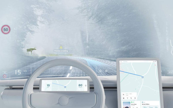 Volvo is planning to make its car windshield an AR Display