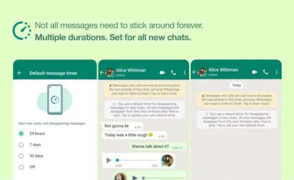 WHATSAPP RECOMMENDS HOW TO KEEP CHATS IF YOU ACTIVATE AUTO DELETE