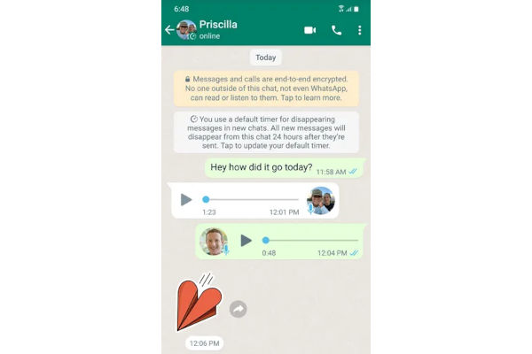 WhatsApp Disappearing Message can now be set by default for all chat