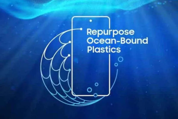 Samsung Galaxy S22 smartphones are made with recycled ocean plastic