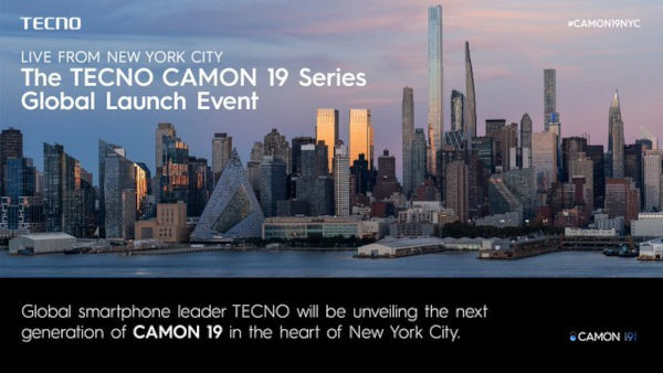 Tecno CAMON 19 series to be launched on June 14