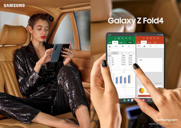 Samsung Galaxy Z Fold4 multitasking