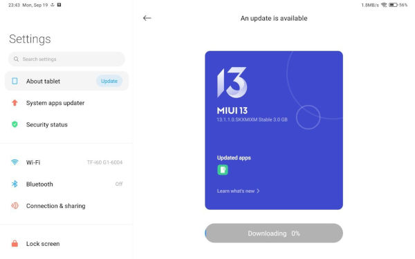 Xiaomi Pad 5 gets Android 12 and MIUI 13.1 update globally