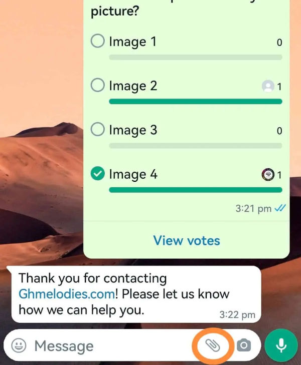 How To Create Polls In WhatsApp Chats 1