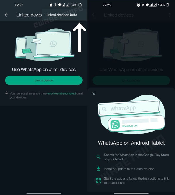 WhatsApp for Android Tablets