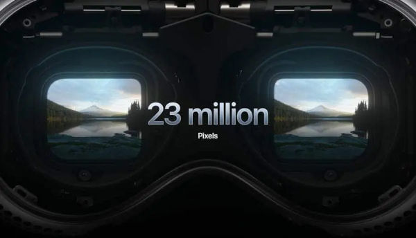 APPLE VISION PRO with 23 million pixel