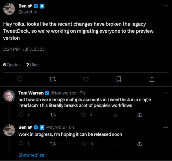 TweetDeck 2.0 launched, to be Exclusive to Twitter Blue Soon 1