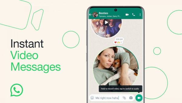 WhatsApp Instant Video Messages
