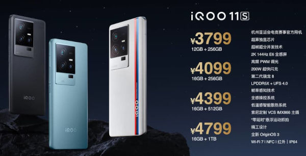 iQOO 11S price