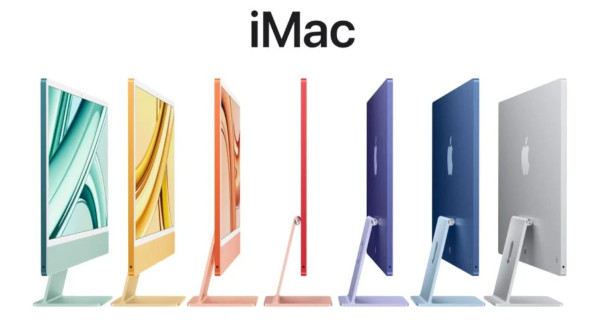 Apple iMac 2023 24 inch with M3 chip in colors