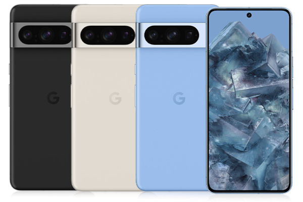 Google Pixel 8 Pro in colors