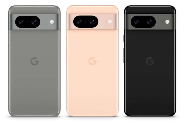 Google Pixel 8 in colors